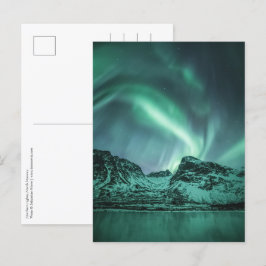 Cartão Postal Luzes do norte