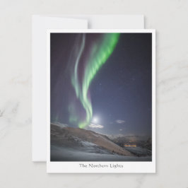Cartão Postal Luzes do norte