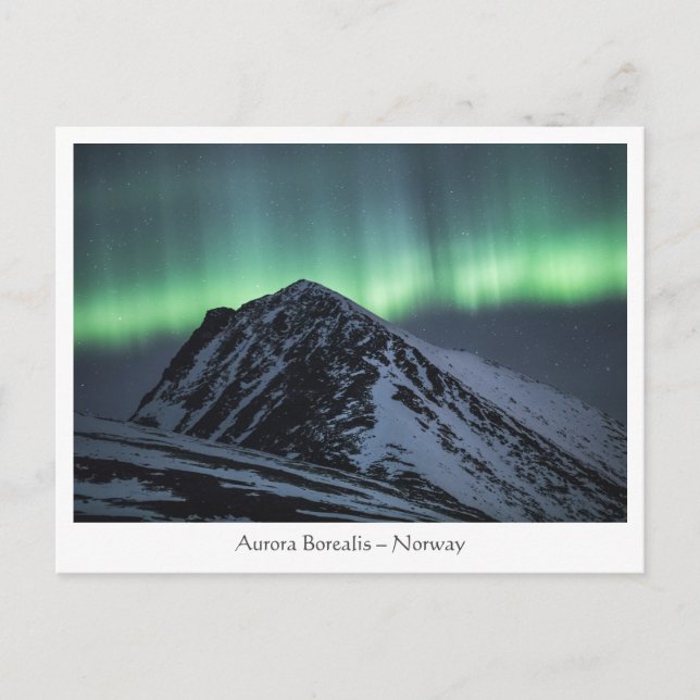 Cartão Postal Luzes do norte (Frente)