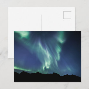 Cartão Postal Luzes do Norte Noruega