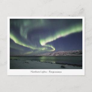 Cartão Postal Luzes do Norte Noruega