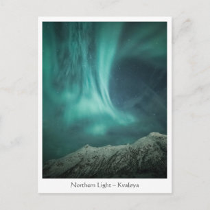 Cartão Postal Luzes do Norte Noruega