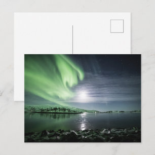 Cartão Postal Luzes do Norte Noruega