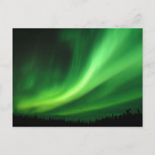 Cartão Postal Luzes Nortes Aurora Borealis