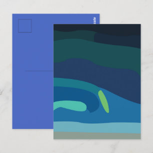 Cartão Postal Luzes Nortes Aurora Borealis