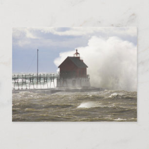 Cartão Postal LUZES PIER vs ONDAS MONSTER