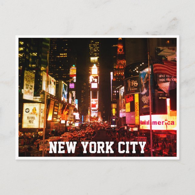 Cartão Postal luzes quadradas (Frente)