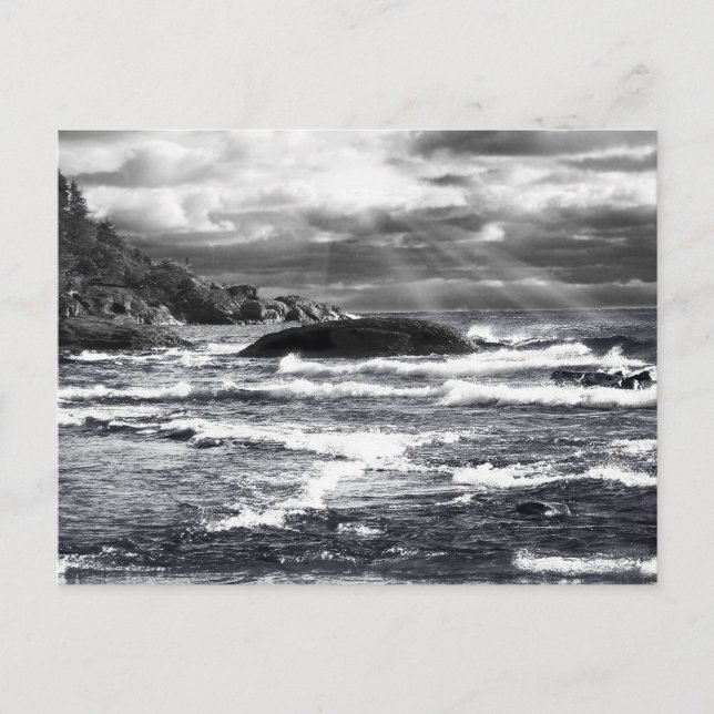 Cartão Postal Luzes Superiores do Lago (Frente)