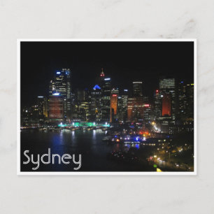 Cartão Postal luzes vívidas da sydney