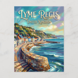 Cartão Postal Lyme Regis Reino Unido