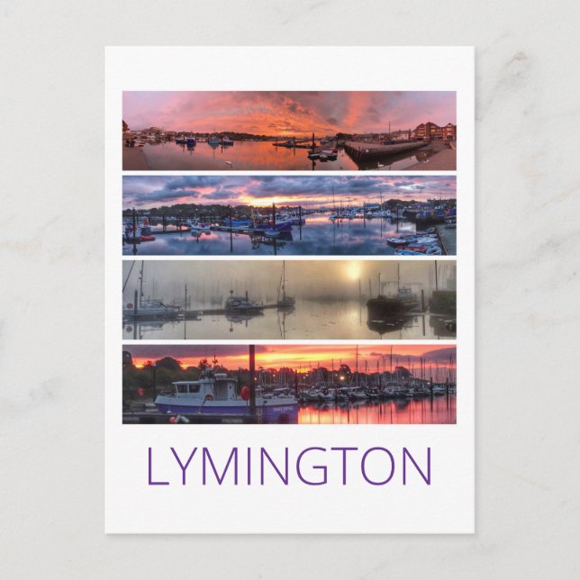 Cartão Postal Lymington (Frente)