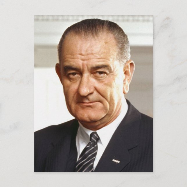 Cartão Postal Lyndon B. Johnson 36 (Frente)