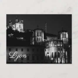 Cartão Postal Lyon Basilique Fourvière