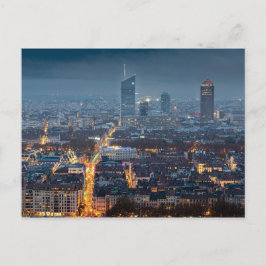 Cartão Postal Lyon de nuit