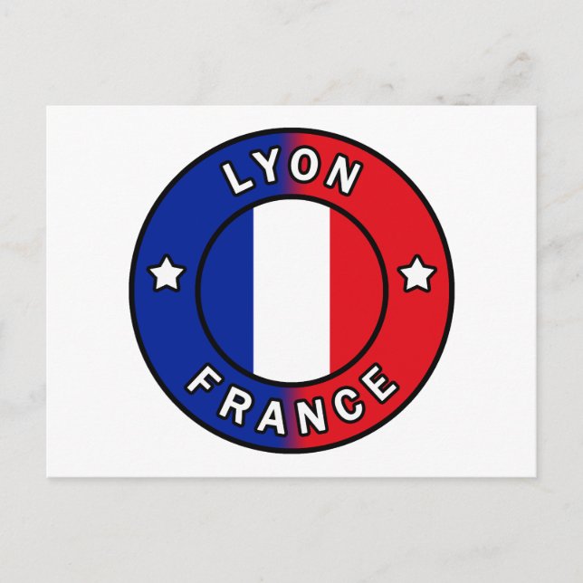 Cartão Postal Lyon França (Frente)