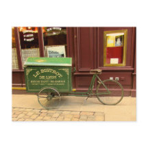 Lyon, França Postcard. Bicicleta, Ruas Cobríveis