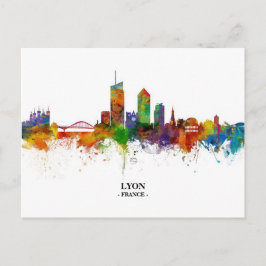 Cartão Postal Lyon SKYLINE