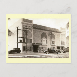 Cartão Postal Lyric Movie Theater, Stuart, Florida Vintage