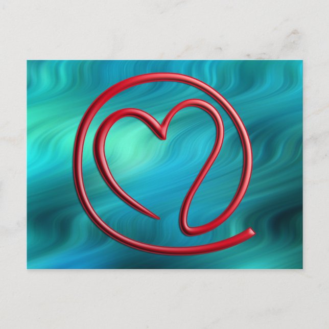 Cartão Postal m a i l 4 | ondas bluegreen (Frente)