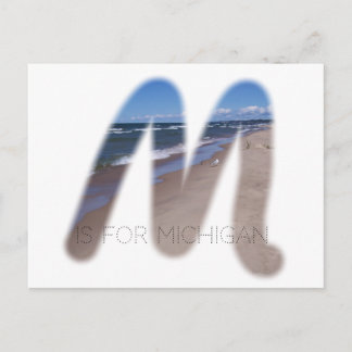 Cartão Postal M é para Michigan