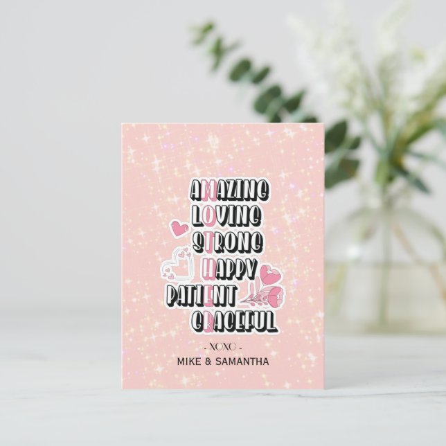 Cartão Postal M.O.T.H.E.R - Um tributo às Mães (Em pé/Frente)