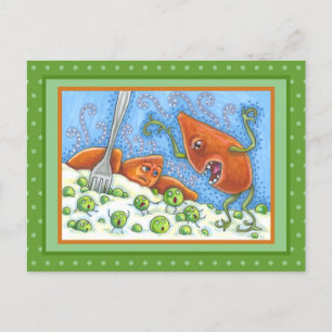 CARTÃO POSTAL MÁ YAM GRITANDO EM PEAS, ENGRAÇADO GRAÇAS À REFEIÇ