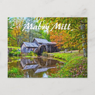 Cartão Postal mabry mill virginia