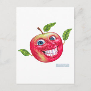 Cartão Postal maçã