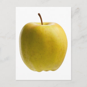 Cartão Postal Maçã amarela