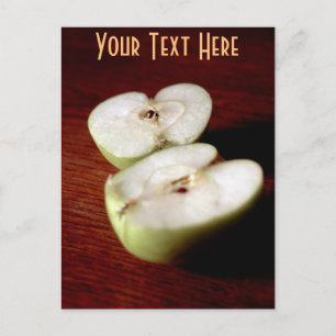 Cartão Postal Maçã personalizável