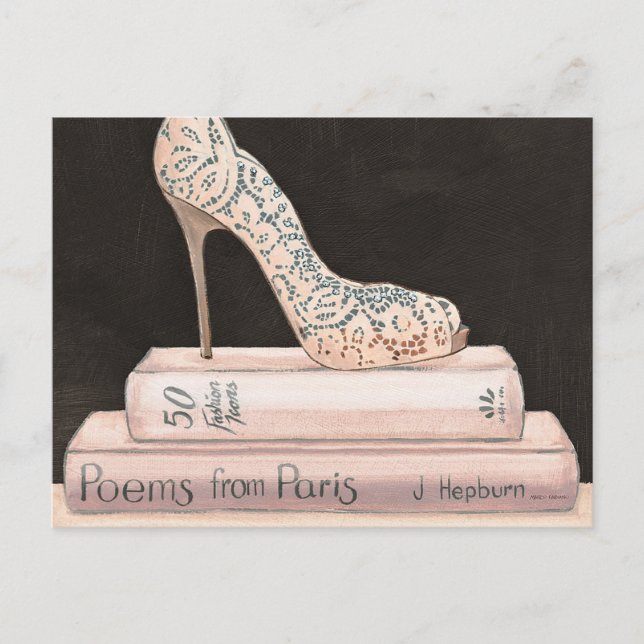 Cartão Postal Maçã Selvagem | Moda Elegante de Alto Céu (Frente)