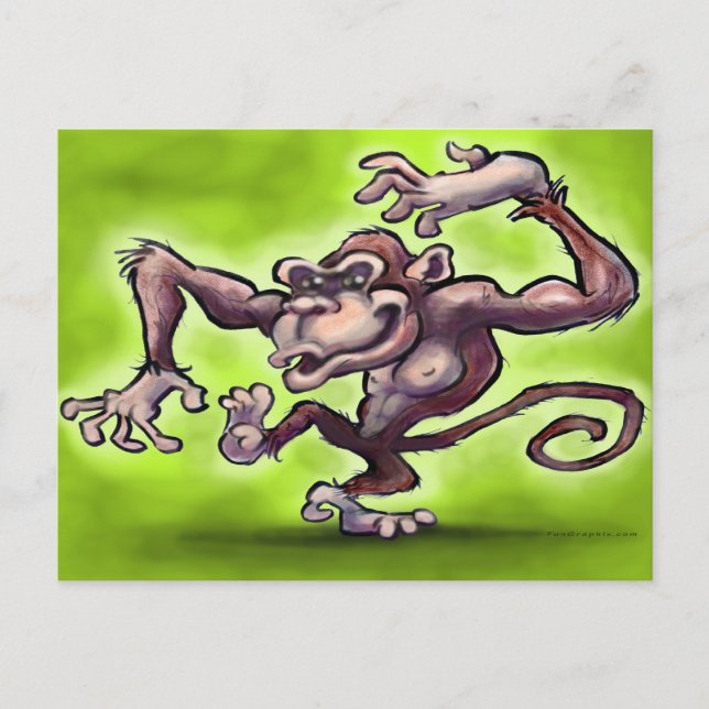 Cartão Postal Macaco (Frente)