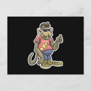 Cartão Postal macaco cara legal