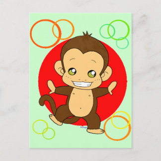 Cartão Postal Macaco-Cinto