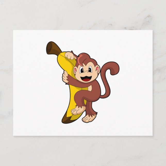 Cartão Postal Macaco com Banana (1).PNG (Frente)