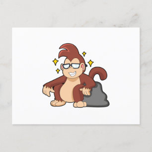 Cartão Postal Macaco de Óculos de Sol