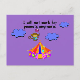 Cartão Postal Macaco Escapa Circo