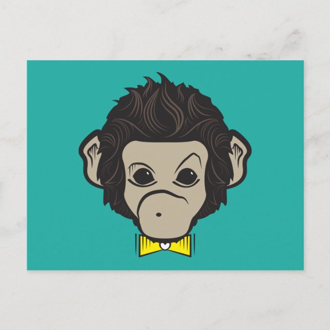 Cartão Postal macaco idêntico (Frente)