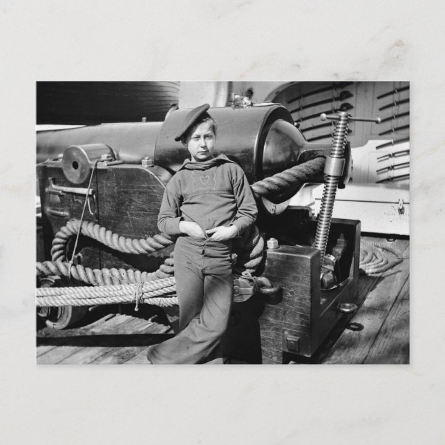 Cartão Postal Macaco Pó da Guerra Civil, 1860 (Frente)