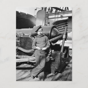 Cartão Postal Macaco Pó da Guerra Civil, anos 60