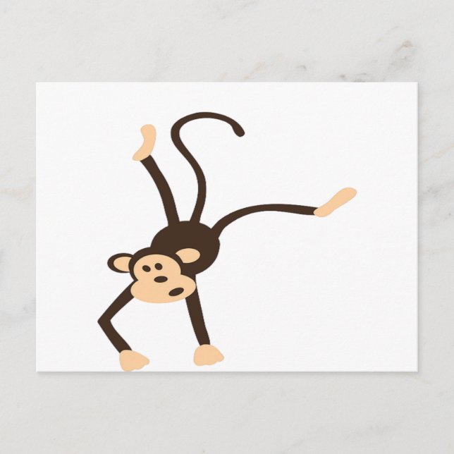 Cartão Postal Macaco Voador (Frente)