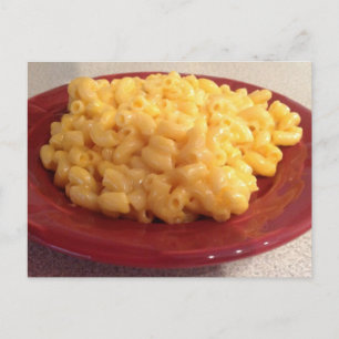 Cartão Postal Macaroni e queijo