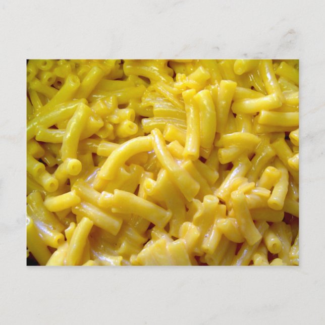 Cartão Postal Macaroni E Queijo (Frente)