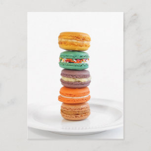 Cartão Postal Macarons