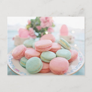 Cartão Postal Macarons
