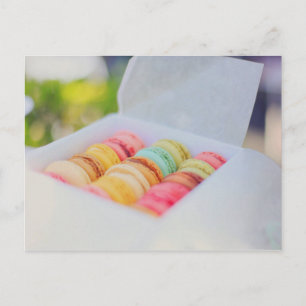 Cartão Postal Macarons