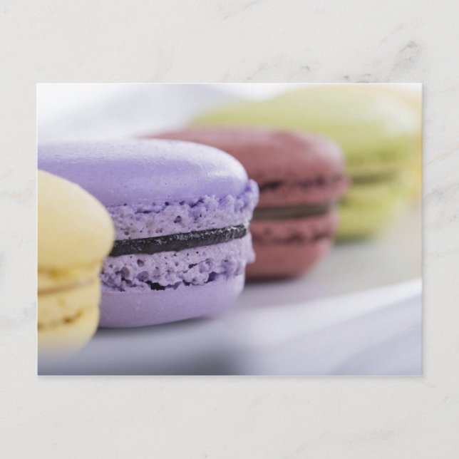 Cartão Postal Macarons (Frente)