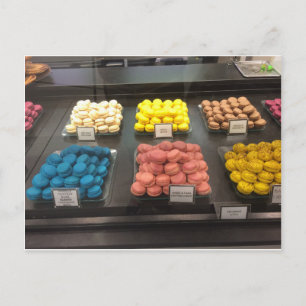 Cartão Postal Macarons Franceses   Paris, França