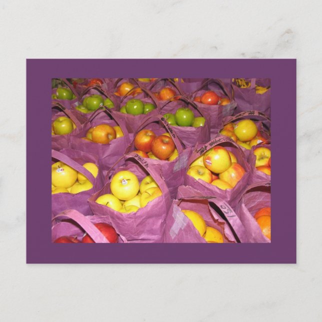 Cartão Postal Maçãs (Frente)