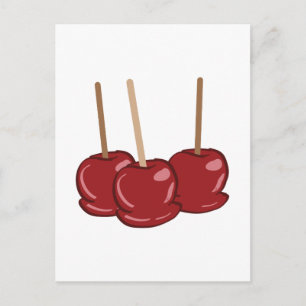 Cartão Postal Maçãs De Doces